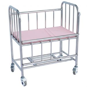 E27不銹鋼床邊嬰兒車(升降護(hù)欄)