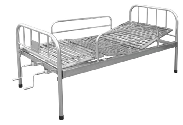 E17全不銹鋼病床(全不銹鋼、雙搖）